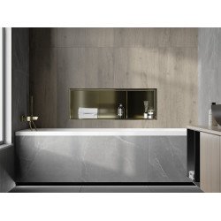 Mexen X-Wall-R  Nisa de perete   cu raft  90 x 30 cm, auriu  - 1950903010S