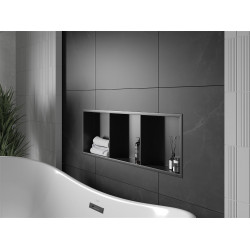 Mexen X-Wall-R  Nisa de perete   cu raft  90 x 30 cm, negru  - 1970903010S Nisa de perete 46780 Mexen