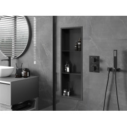 Mexen X-Wall-R  Nisa de perete   cu raft  90 x 30 cm, negru  - 1970903010S Nisa de perete 46780 Mexen