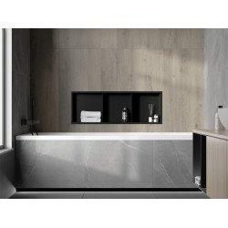 Mexen X-Wall-R  Nisa de perete   cu raft  90 x 30 cm, negru  - 1970903010S