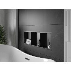 Mexen X-Wall-R  Nisa de perete   cu raft  90 x 30 cm, negru  - 1970903010S