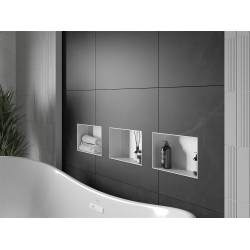 Mexen X-Wall-NR  Nisa de perete  cadru invelit  30 x 20 cm, alb   - 1921302010 Nisa de perete 46780 Mexen