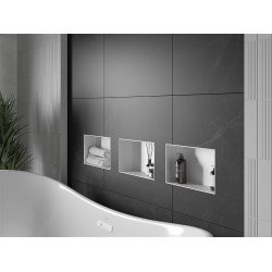 Mexen X-Wall-NR  Nisa de perete  cadru invelit  30 x 20 cm, alb   - 1921302010 Nisa de perete 46780 Mexen