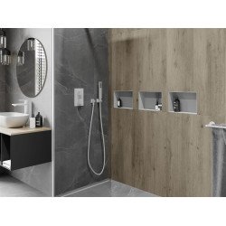 Mexen X-Wall-NR  Nisa de perete  cadru invelit  30 x 20 cm, alb   - 1921302010