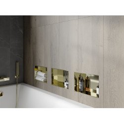 Mexen X-Wall-NR  Nisa de perete  cadru invelit  30 x 20 cm, auriu  - 1951302010