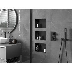 Mexen X-Wall-NR  Nisa de perete  cadru invelit  30 x 20 cm, negru  - 1971302010 Nisa de perete 46780 Mexen