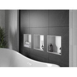 Mexen X-Wall-NR  Nisa de perete  cadru invelit  30 x 30 cm, alb   - 1921303010 Nisa de perete 46780 Mexen