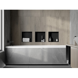 Mexen X-Wall-NR  Nisa de perete  cadru invelit  30 x 30 cm, negru  - 1971303010