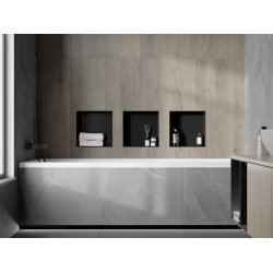 Mexen X-Wall-NR  Nisa de perete  cadru invelit  30 x 30 cm, negru  - 1971303010