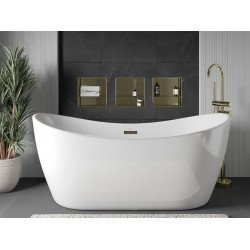 Mexen X-Wall-NR  Nisa de perete  cadru invelit   cu raft  30 x 30 cm, auriu  - 1951303010S Nisa de perete 46780 Mexen