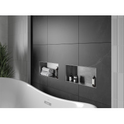 Mexen X-Wall-NR  Nisa de perete  cadru invelit  45 x 20 cm, inox - 1911452010 Nisa de perete 46780 Mexen