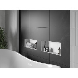 Mexen X-Wall-NR  Nisa de perete  cadru invelit  45 x 20 cm, alb   - 1921452010 Nisa de perete 46780 Mexen