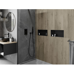 Mexen X-Wall-NR  Nisa de perete  cadru invelit  45 x 20 cm, negru  - 1971452010
