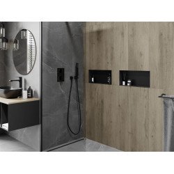 Mexen X-Wall-NR  Nisa de perete  cadru invelit  45 x 20 cm, negru  - 1971452010