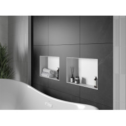 Mexen X-Wall-NR  Nisa de perete  cadru invelit  45 x 30 cm, alb   - 1921453010 Nisa de perete 46780 Mexen