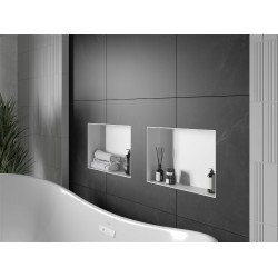 Mexen X-Wall-NR  Nisa de perete  cadru invelit  45 x 30 cm, alb   - 1921453010 Nisa de perete 46780 Mexen