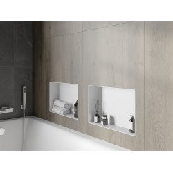 Mexen X-Wall-NR  Nisa de perete  cadru invelit  45 x 30 cm, alb   - 1921453010