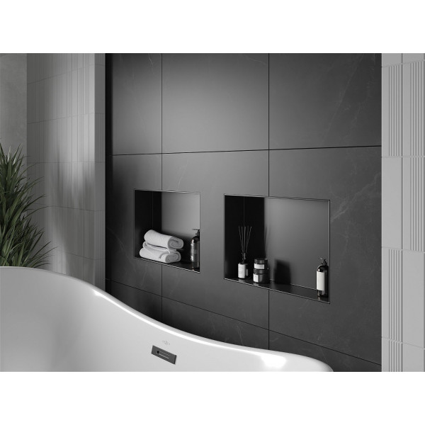 Mexen X-Wall-NR  Nisa de perete  cadru invelit  45 x 30 cm, negru  - 1971453010