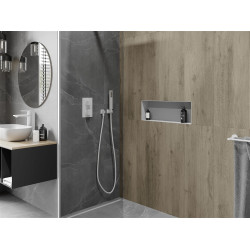 Mexen X-Wall-NR  Nisa de perete  cadru invelit  60 x 20 cm, alb   - 1921602010