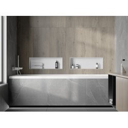 Mexen X-Wall-NR  Nisa de perete  cadru invelit  60 x 20 cm, alb   - 1921602010