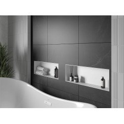 Mexen X-Wall-NR  Nisa de perete  cadru invelit  60 x 20 cm, alb   - 1921602010