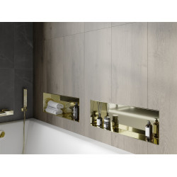 Mexen X-Wall-NR  Nisa de perete  cadru invelit  60 x 20 cm, auriu  - 1951602010