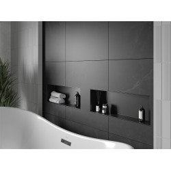 Mexen X-Wall-NR  Nisa de perete  cadru invelit  60 x 20 cm, negru  - 1971602010