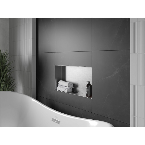 Mexen X-Wall-NR  Nisa de perete  cadru invelit  60 x 30 cm, inox - 1911603010