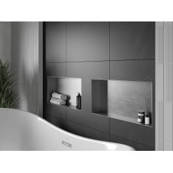 Mexen X-Wall-NR  Nisa de perete  cadru invelit  60 x 30 cm, inox - 1911603010