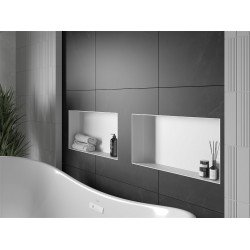 Mexen X-Wall-NR  Nisa de perete  cadru invelit  60 x 30 cm, alb   - 1921603010