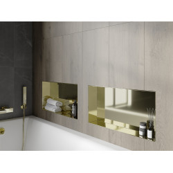 Mexen X-Wall-NR  Nisa de perete  cadru invelit  60 x 30 cm, auriu  - 1951603010