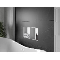 Mexen X-Wall-NR  Nisa de perete  cadru invelit   cu raft  60 x 30 cm, bia?y - 1921603010S Nisa de perete 46780 Mexen