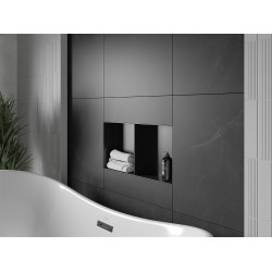 Mexen X-Wall-NR  Nisa de perete  cadru invelit   cu raft  60 x 30 cm, negru  - 1971603010S Nisa de perete 46780 Mexen