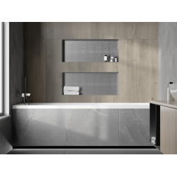 Mexen X-Wall-NR  Nisa de perete  cadru invelit  75 x 30 cm, inox - 1911753010