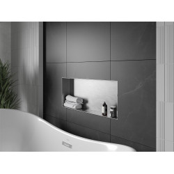 Mexen X-Wall-NR  Nisa de perete  cadru invelit  75 x 30 cm, inox - 1911753010 Nisa de perete 46780 Mexen