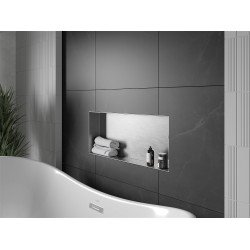 Mexen X-Wall-NR  Nisa de perete  cadru invelit  75 x 30 cm, inox - 1911753010 Nisa de perete 46780 Mexen