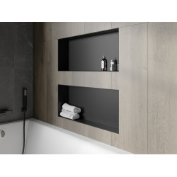 Mexen X-Wall-NR  Nisa de perete  cadru invelit  75 x 30 cm, negru  - 1971753010