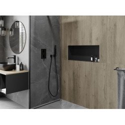 Mexen X-Wall-NR  Nisa de perete  cadru invelit  75 x 30 cm, negru  - 1971753010