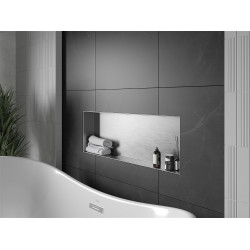 Mexen X-Wall-NR  Nisa de perete  cadru invelit  90 x 30 cm, inox - 1911903010 Nisa de perete 46780 Mexen