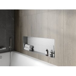 Mexen X-Wall-NR  Nisa de perete  cadru invelit  90 x 30 cm, inox - 1911903010