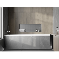 Mexen X-Wall-NR  Nisa de perete  cadru invelit  90 x 30 cm, inox - 1911903010