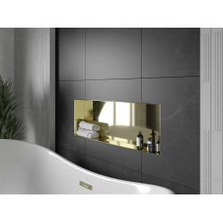 Mexen X-Wall-NR  Nisa de perete  cadru invelit  90 x 30 cm, auriu  - 1951903010 Nisa de perete 46780 Mexen