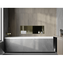 Mexen X-Wall-NR  Nisa de perete  cadru invelit  90 x 30 cm, auriu  - 1951903010