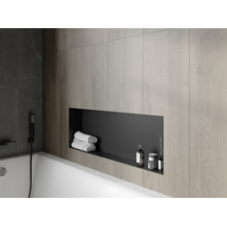 Mexen X-Wall-NR  Nisa de perete  cadru invelit  90 x 30 cm, negru  - 1971903010