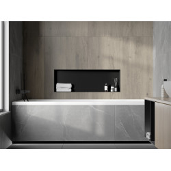 Mexen X-Wall-NR  Nisa de perete  cadru invelit  90 x 30 cm, negru  - 1971903010