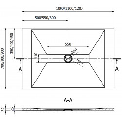 Mexen Toro   SMC cadita  100 x 80 cm, alb  - 43108010