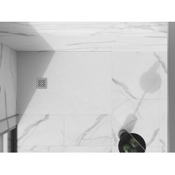 Mexen Stone+   SMC cadita 100 x 70 cm, alb  - 44107010