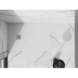 Mexen Stone+   SMC cadita 100 x 70 cm, alb  - 44107010
