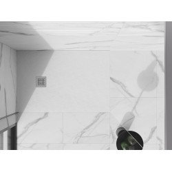 Mexen Stone+   SMC cadita 100 x 80 cm, alb  - 44108010