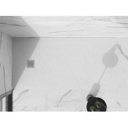 Mexen Stone+   SMC cadita 200 x 90 cm, alb  - 44109020